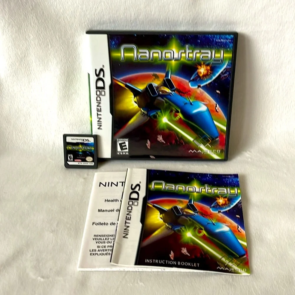 Nintendo DS Nanostray Video Game Complete with Case and Manual